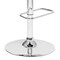 Armen Living Adele Adjustable Height Swivel Cream Faux Leather and Walnut Wood Bar Stool with Chrome Base LCADSWBACRWA - alternate 3